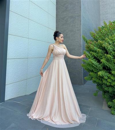 PUDRA SİMLİ TEK KOL ABİYE