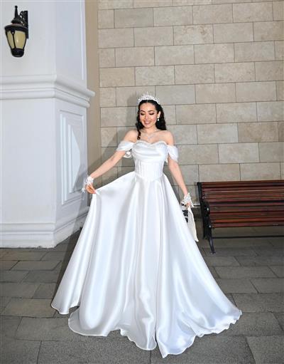 CLARA SATEN PRENSES KESİM DRESS