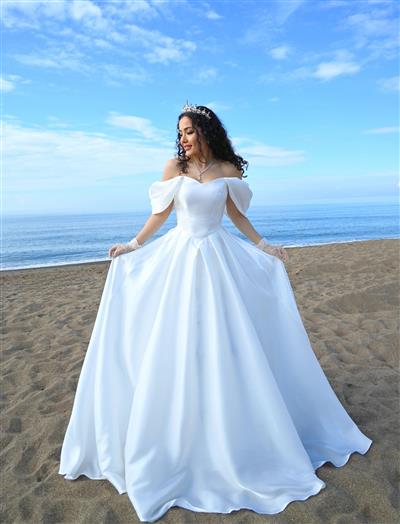 ELESSA SATEN DRESS