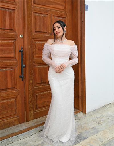 ZEYNEP TAŞ BONCUKLU TASARIM DRESS
