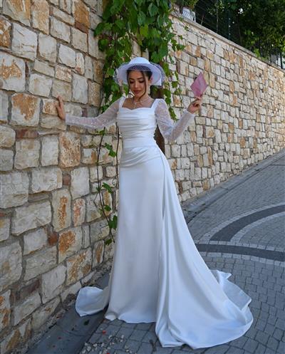 AVA BEYAZ KUŞAKLI DRESS
