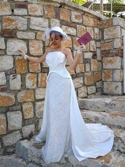 SELİN DANTEL DETAYLI DRESS