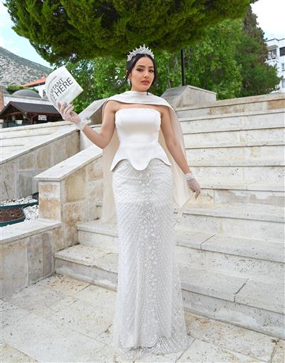 HİLAL TAŞ RENK TAŞLI DRESS
