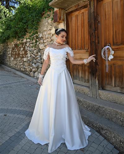 ZENA SATEN ÖZEL TASARIM DRESS