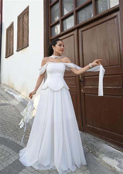 İNCİSİ  BEYAZ DRESS