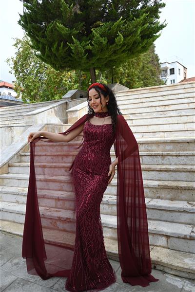 BADE TAŞ İŞLEMELİ DRESS